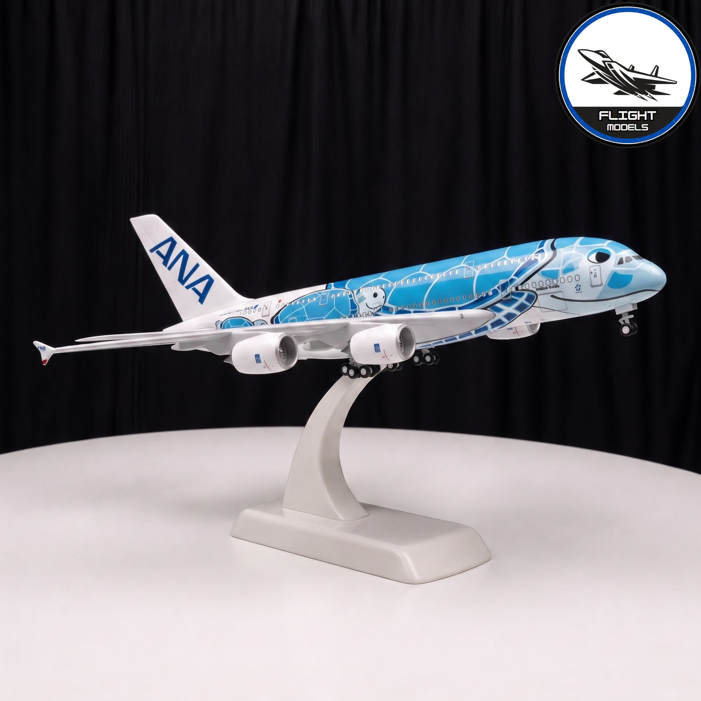 Airbus A380 ANA Flying Honu Blue Sea Turtle