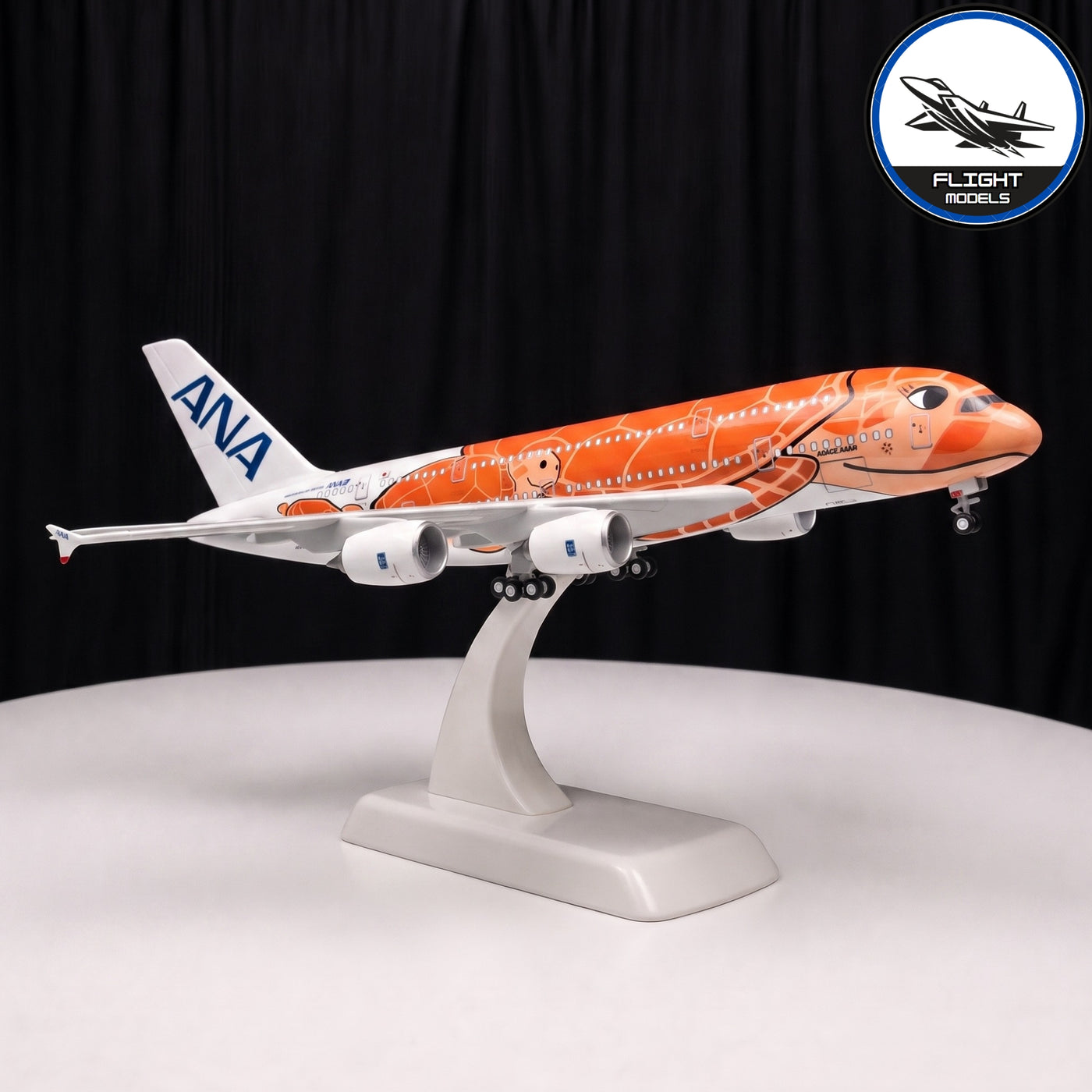 Airbus A380 ANA Flying Honu Orange Sea Turtle