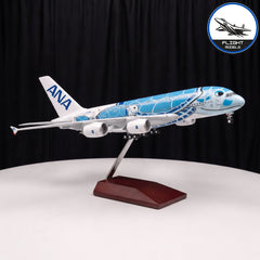 Airbus A380 ANA Flying Honu Blue Sea Turtle