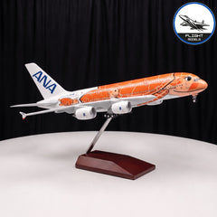 Airbus A380 ANA Flying Honu Orange Sea Turtle