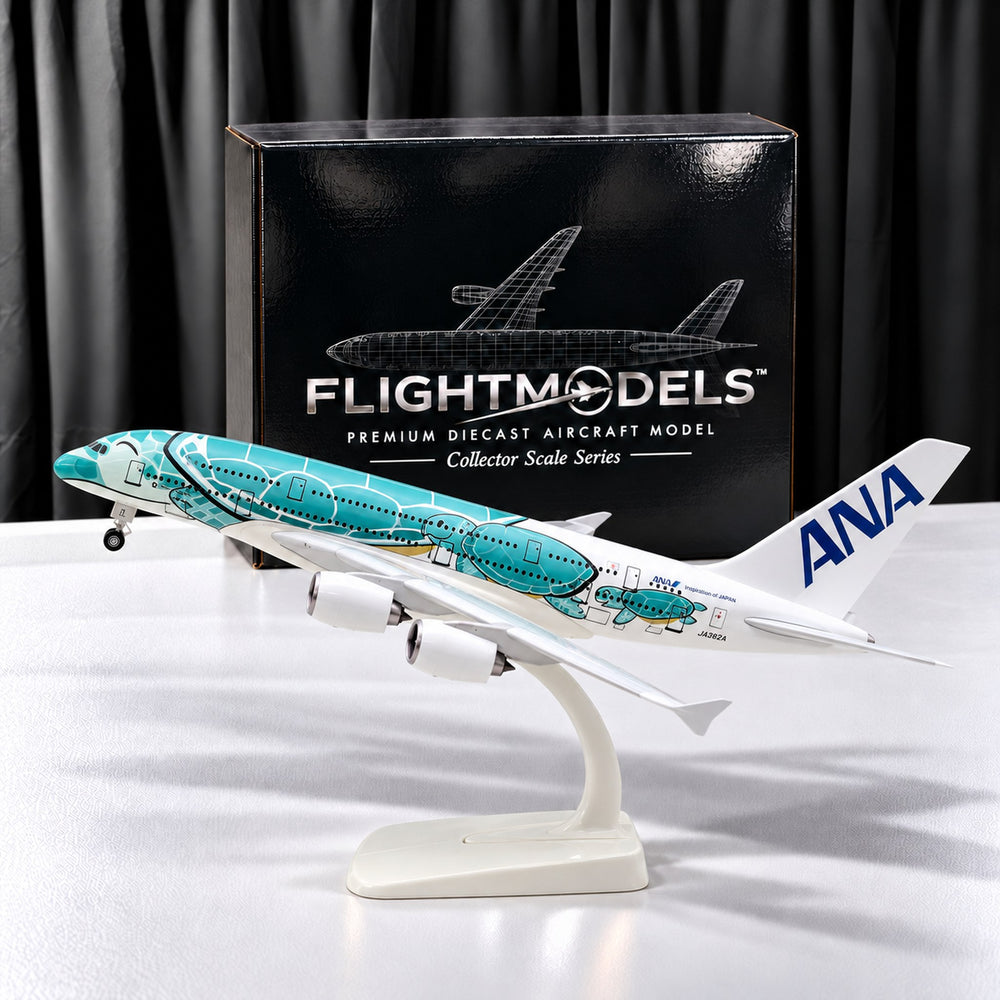 Airbus A380 ANA Flying Honu Green Sea Turtle