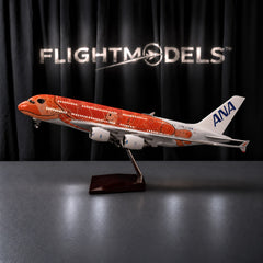 Airbus A380 ANA Flying Honu Orange Sea Turtle