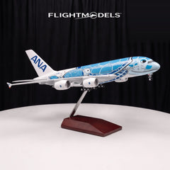 Airbus A380 ANA Flying Honu Blue Sea Turtle