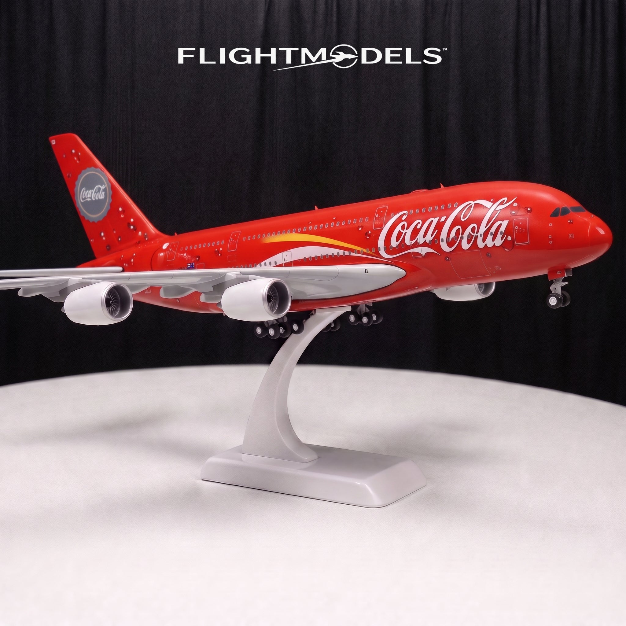 Coca-Cola Airbus A380 Diecast Aircraft Model – FlightModels™